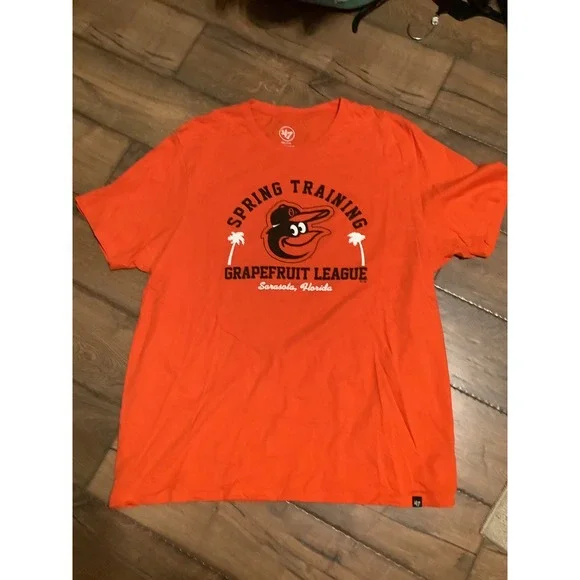 47 Brand Orioles Spring Training Grapefruit League T-Shirt Mens XXL - Picture 2 of 5